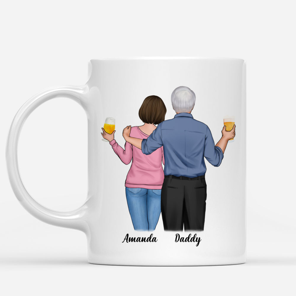 Personalized Mug - Father & Daughters - Dad, Thanks For Teaching Me How To Be A Man Even Though I'm Your Daughter_1