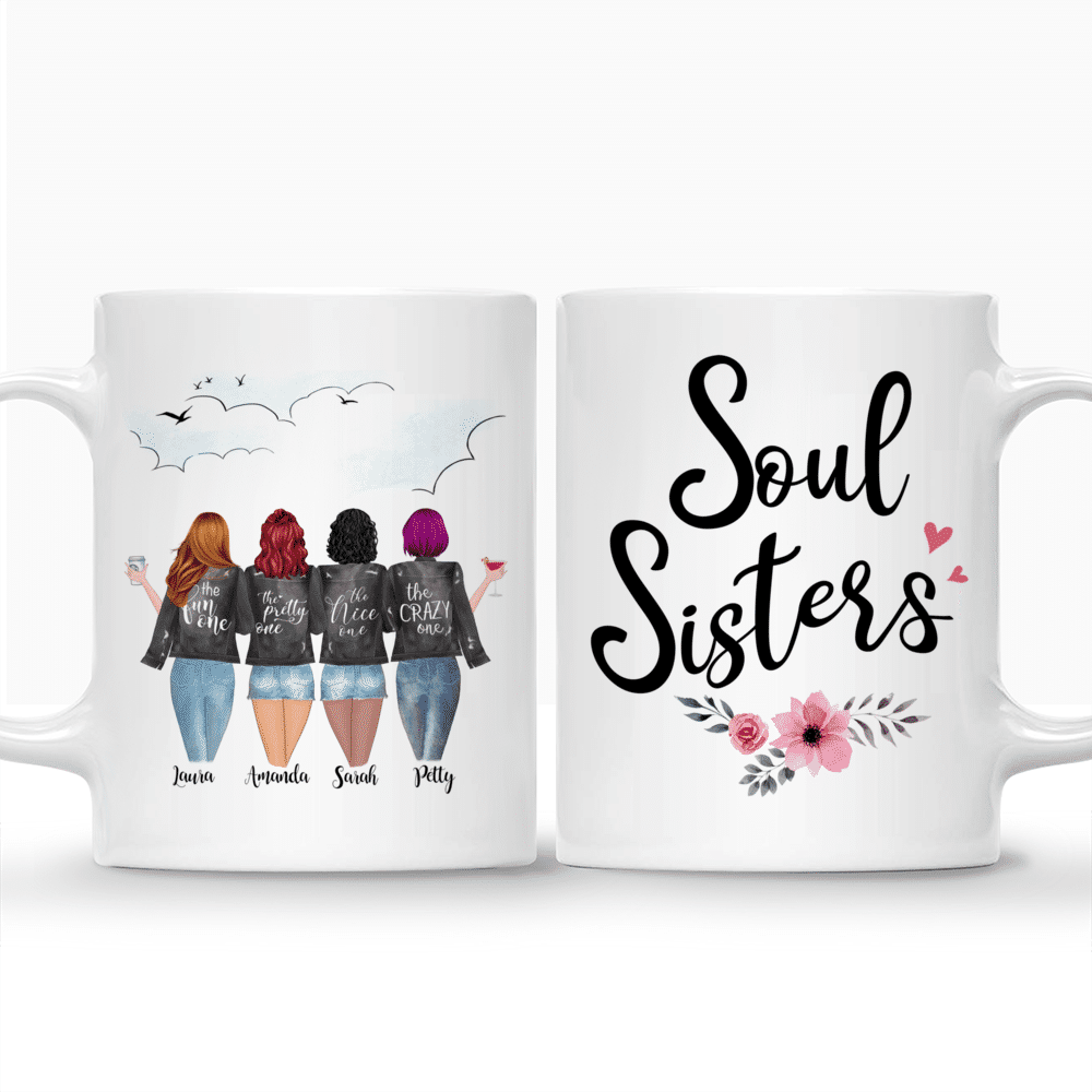 Personalized Mug - 4 Girls - Soul sisters_3