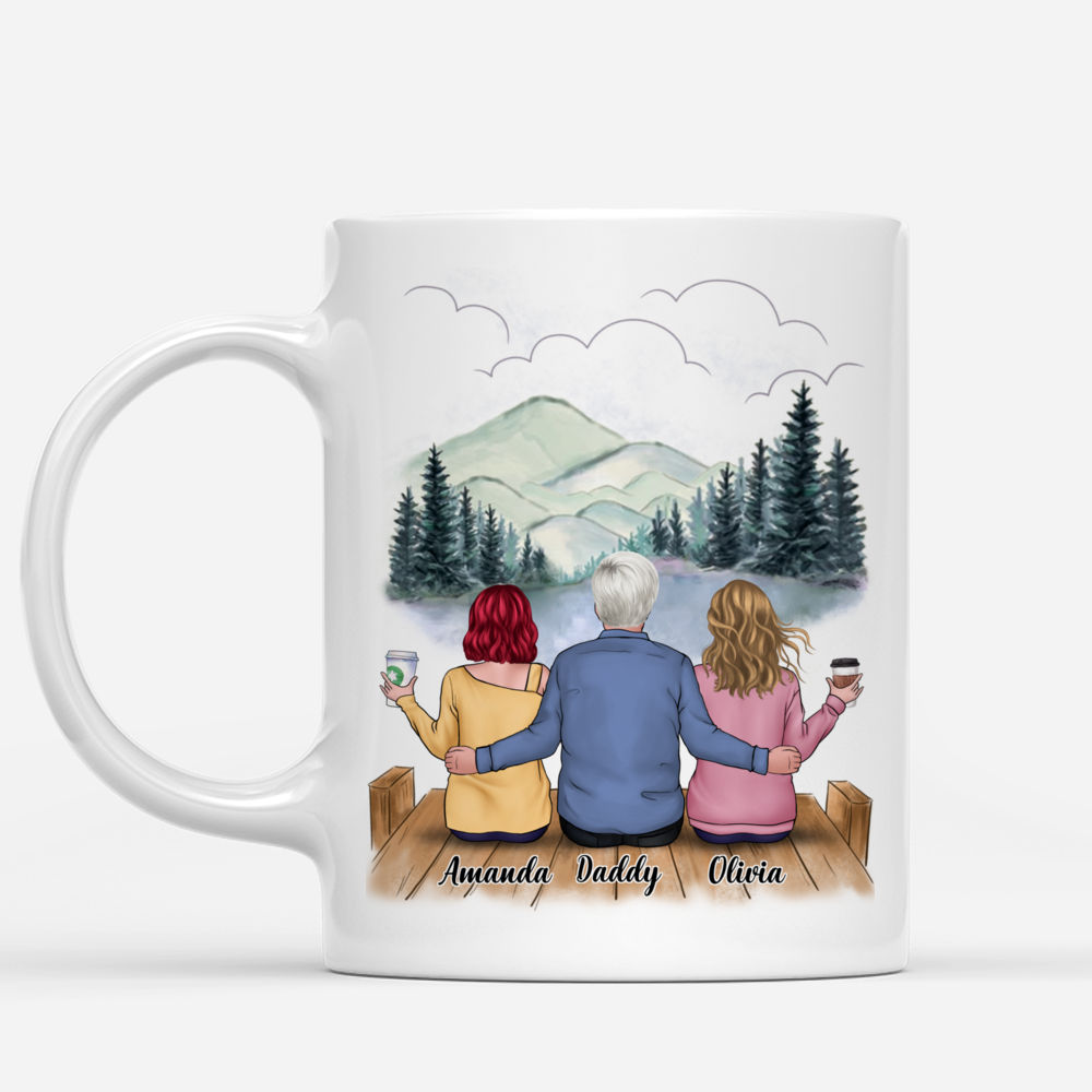 Personalized Mug - Father's Day - The Love Between A Father And Daughters Is Forever (1)_1