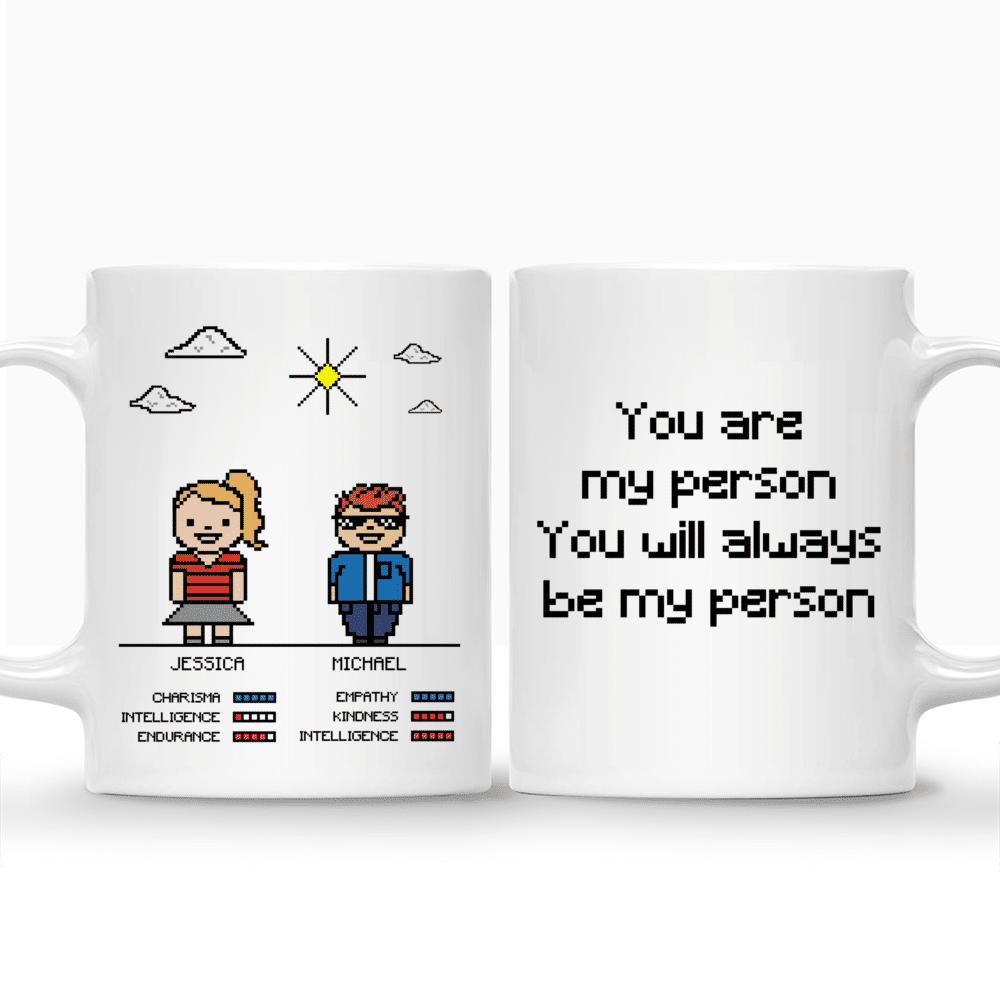 Retro Game - You are my person, You will always be my person (V.5) - Personalized Mug_4