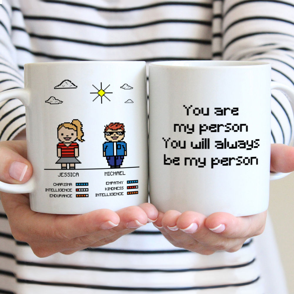 Retro Game - You are my person, You will always be my person (V.5) - Personalized Mug_1