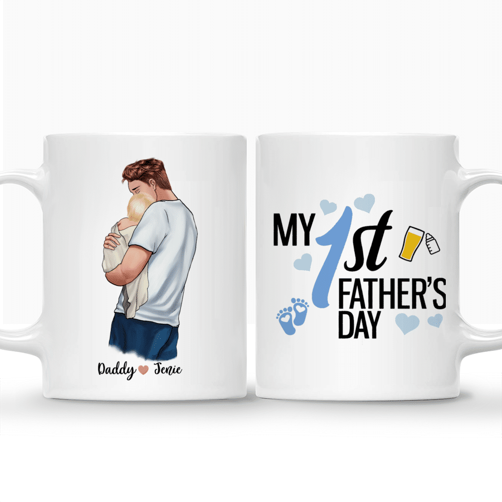 Family - My 1st Father day V2 | Personalized Mugs | Gossby_3