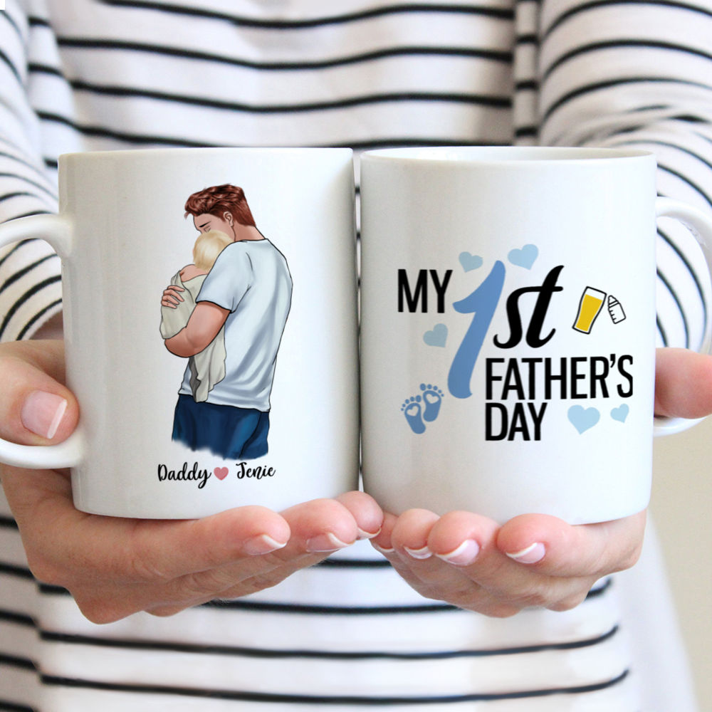 Family - My 1st Father day V2 | Personalized Mugs | Gossby