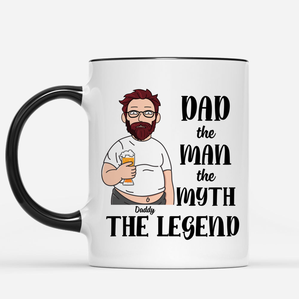 SoHo Insulated Beer Mug GRANDPA THE MAN THE MYTH THE LEGEND - Encased