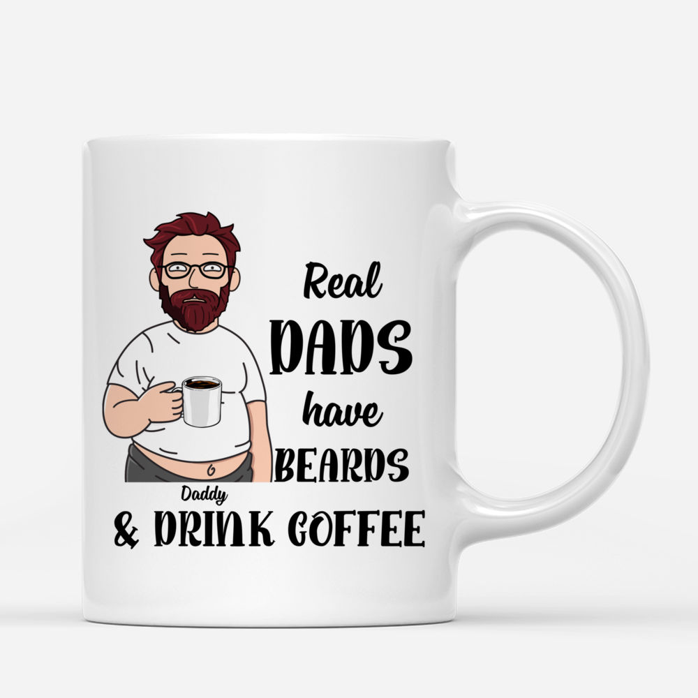 Beard measuring stick for real men funny gift Travel Mug by DH