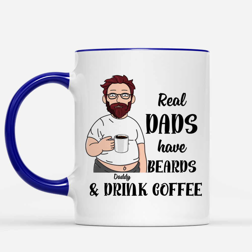 Beard measuring stick for real men funny gift Travel Mug by DH