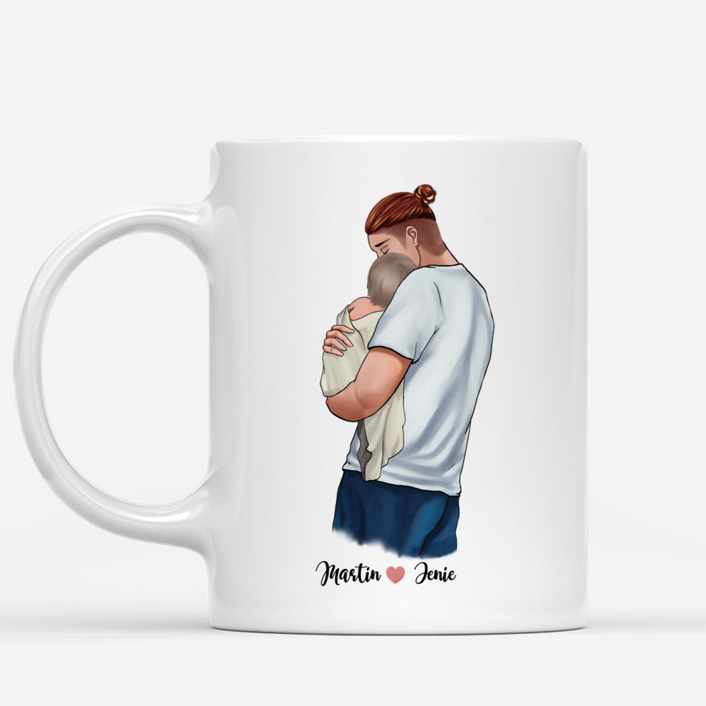 Personalized Mug - Family - My first father's day with my...._1