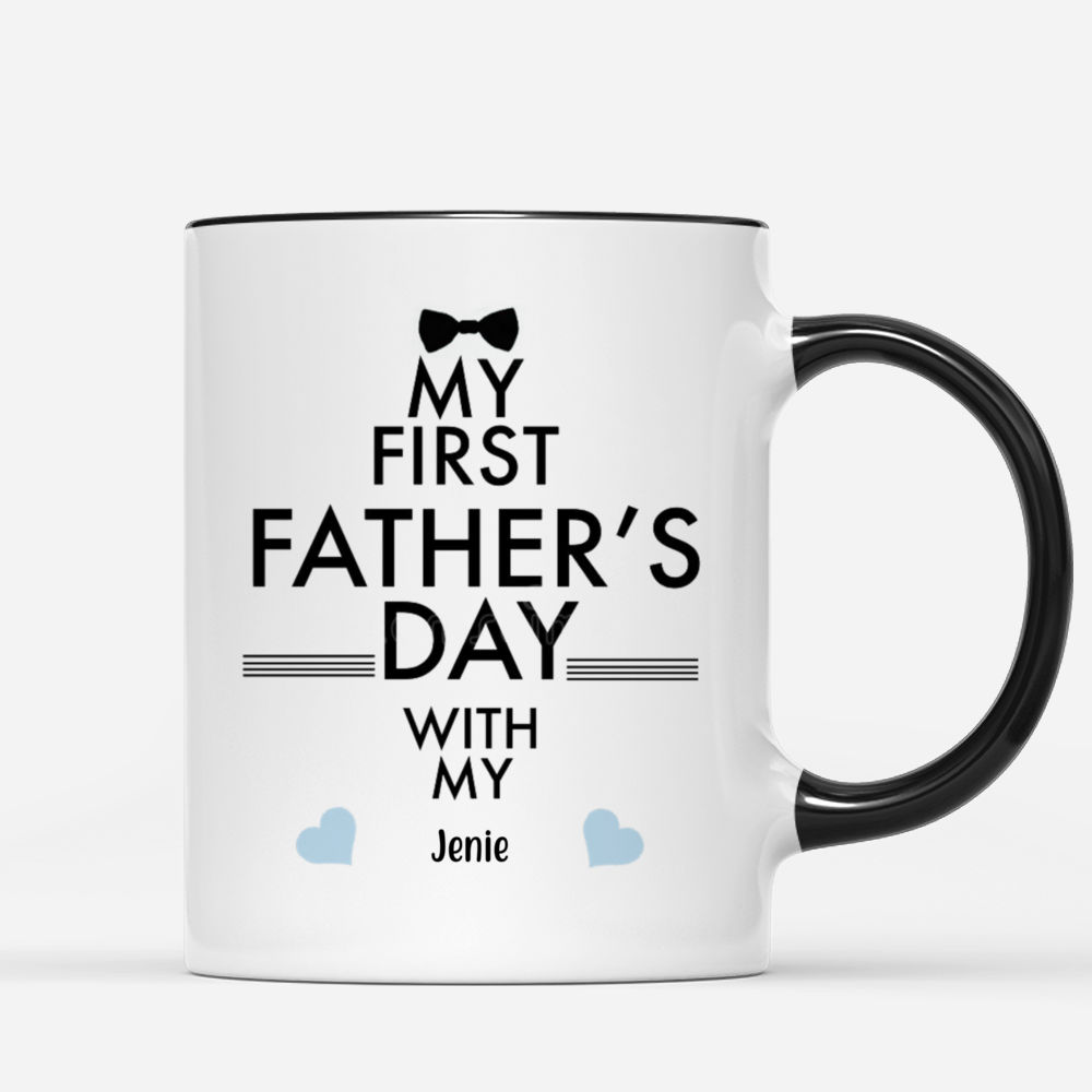 Personalized Mug - Family - My first father's day with my...._2