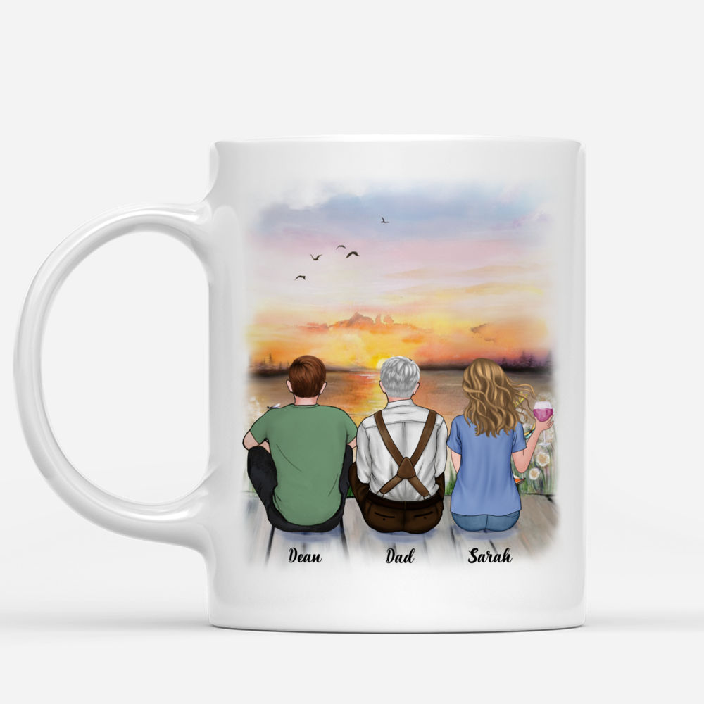 Gossby Personalized DADASAURUS Mug (2 Kids) - Funny Dad Gift from Daughter,  Son with Dinosaur Avatar…See more Gossby Personalized DADASAURUS Mug (2