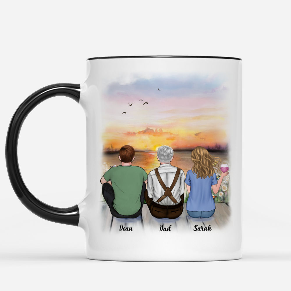 Gossby Personalized DADASAURUS Mug (2 Kids) - Funny Dad Gift from Daughter,  Son with Dinosaur Avatar…See more Gossby Personalized DADASAURUS Mug (2