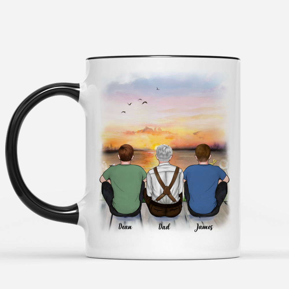 Personalized Mug - Father & Children Mug - Father And Sons Best Friends for  Life