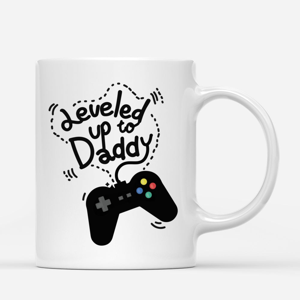 Personalized Mug - Family - Leveled Up To Daddy - New_2