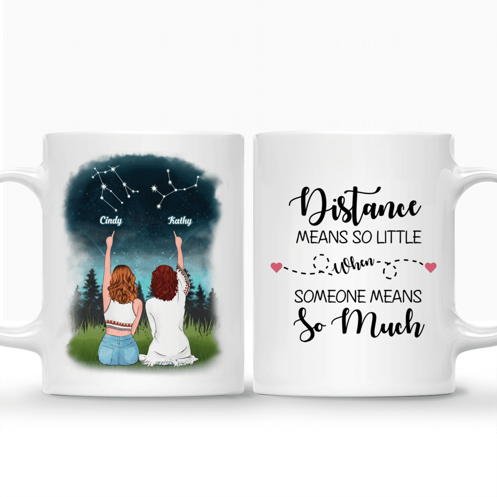 Personalized Mug - Horoscope Mug - Distance Means So Little When Someone Means So Much_3