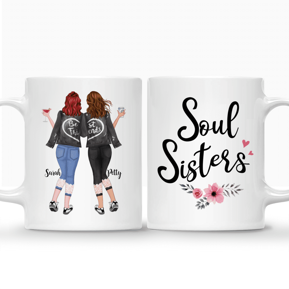 Custom Coffee Mugs for Best Friends - Soul Sisters_3