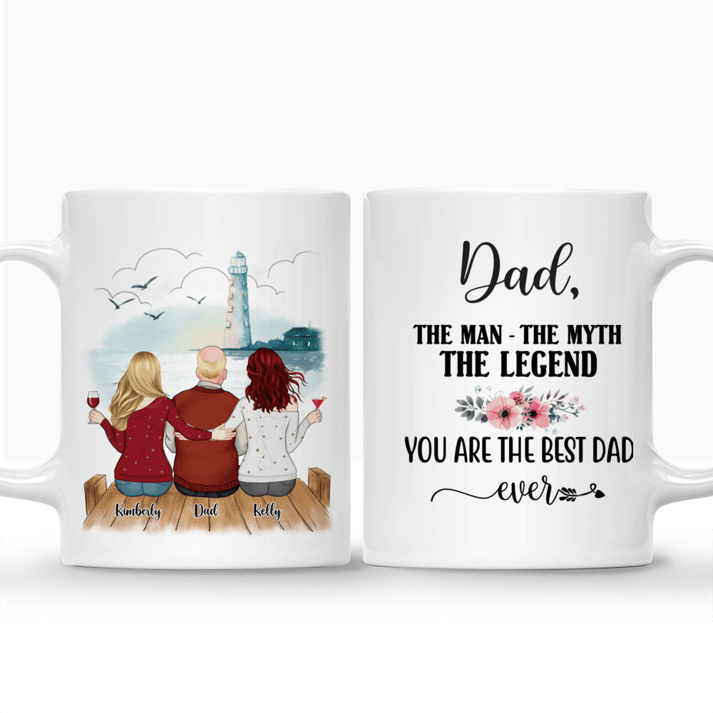 Dad the Man the Myth the Legend Travel Mug, Thermal Coffee Mug, Thermos Tea  Mug, Father's Day Gift, Gift for Dad, Dad Travel Mug 