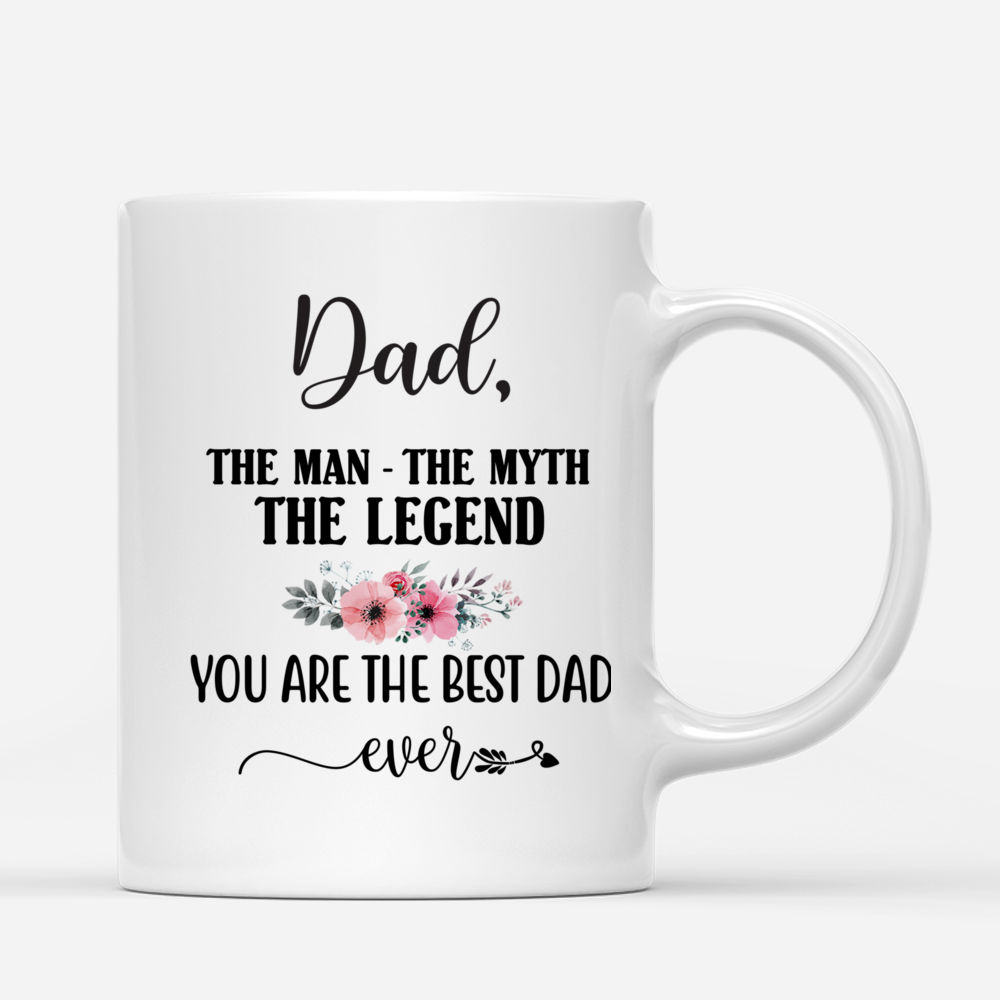 Dad the Man the Myth the Legend Travel Mug, Thermal Coffee Mug, Thermos Tea  Mug, Father's Day Gift, Gift for Dad, Dad Travel Mug 