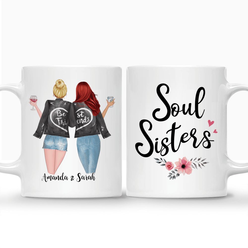 Custom Coffee Mugs for Best Friends - Soul Sisters - Unique Birthday Gifts for Her_3