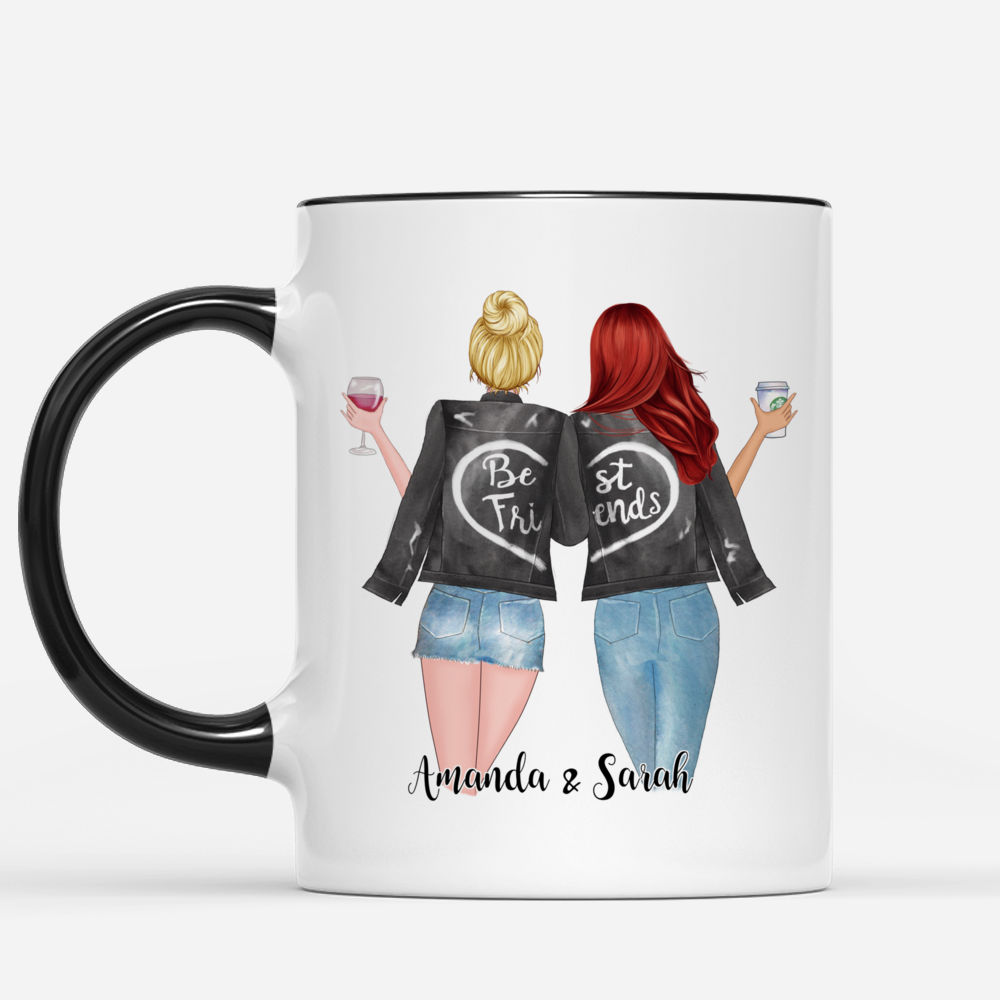 Personalized Friendship Coffee Mug I'm So Lucky To Have You, Custom Best  Friend Mugs With Names, Hairstyles, Special Gifts For Women, BFF, Besties,  Unbiological Sisters Teacup 11oz, 15oz : : Home