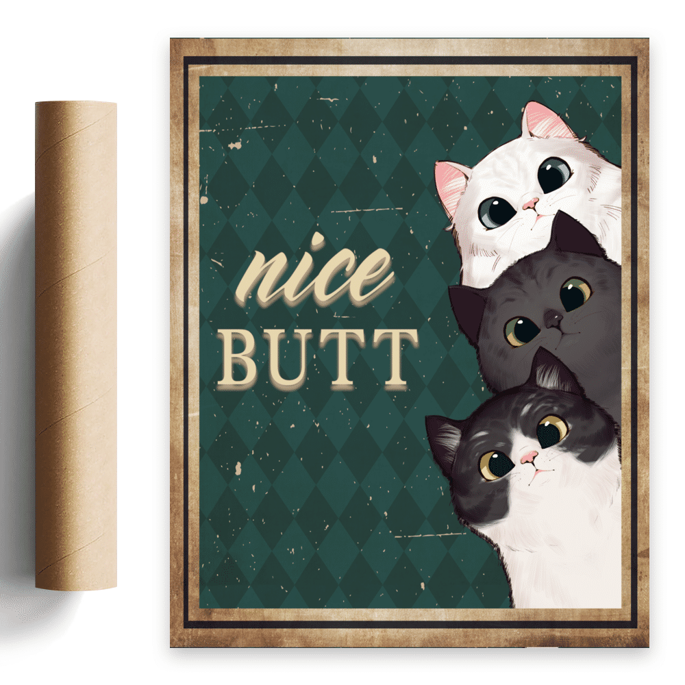 Rest Room Poster (4406) - Nice Butt - Personalized Poster_1