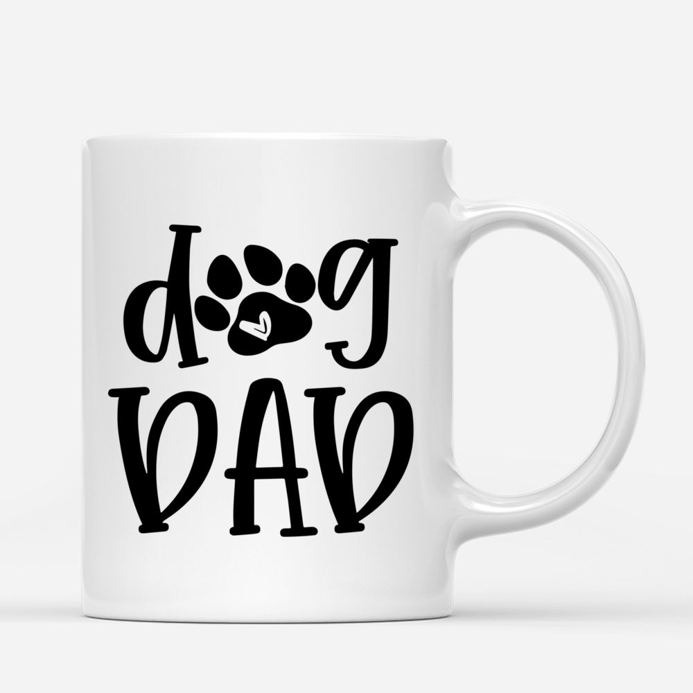 Man and Dogs - Dog Dad - Ver 3 | Personalized Mugs | Gossby_2