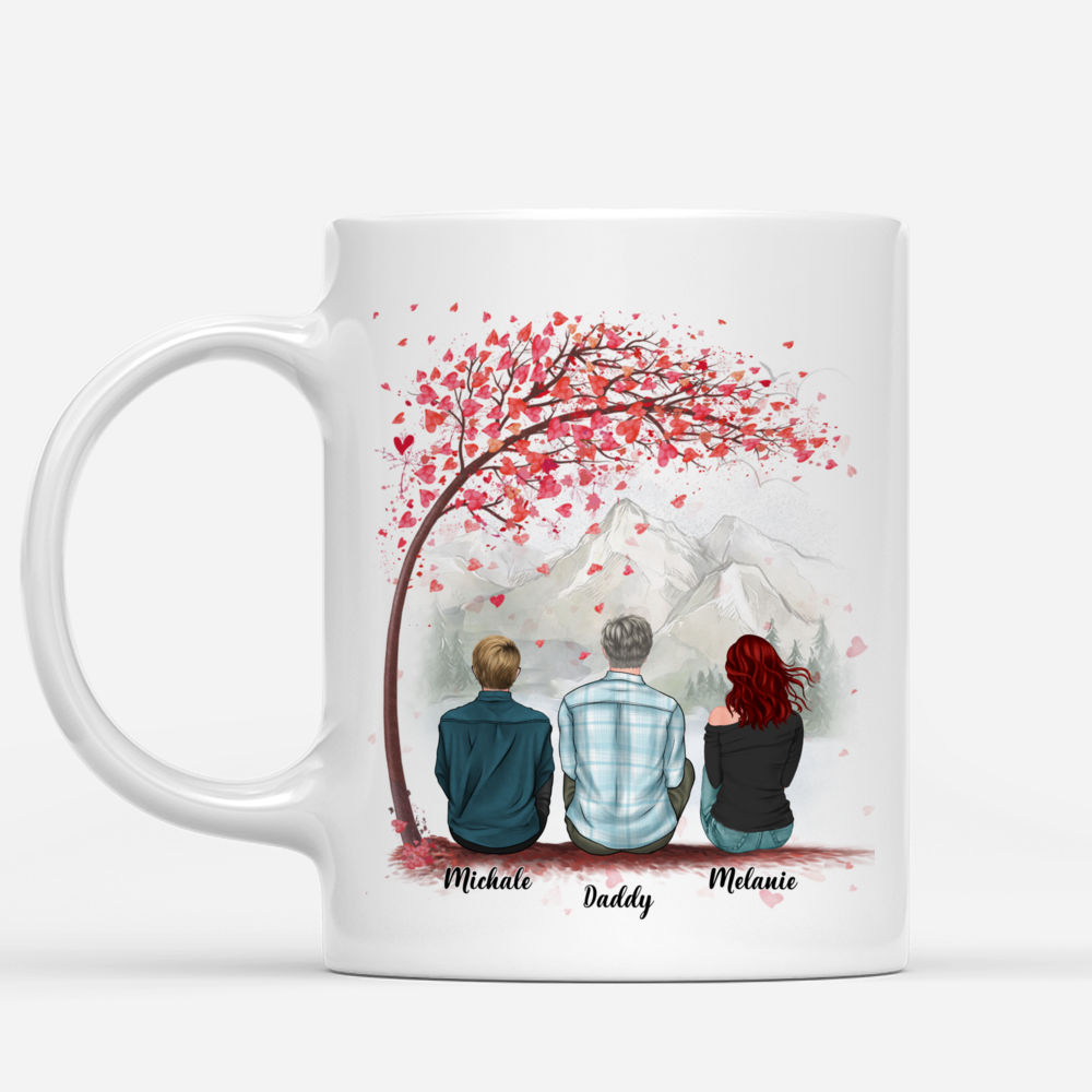 Personalized Mug - Father's Day - The Love Between Father & Children Lasts Forever Ver 1 - Mug - 1D1S Quotes New 1_1