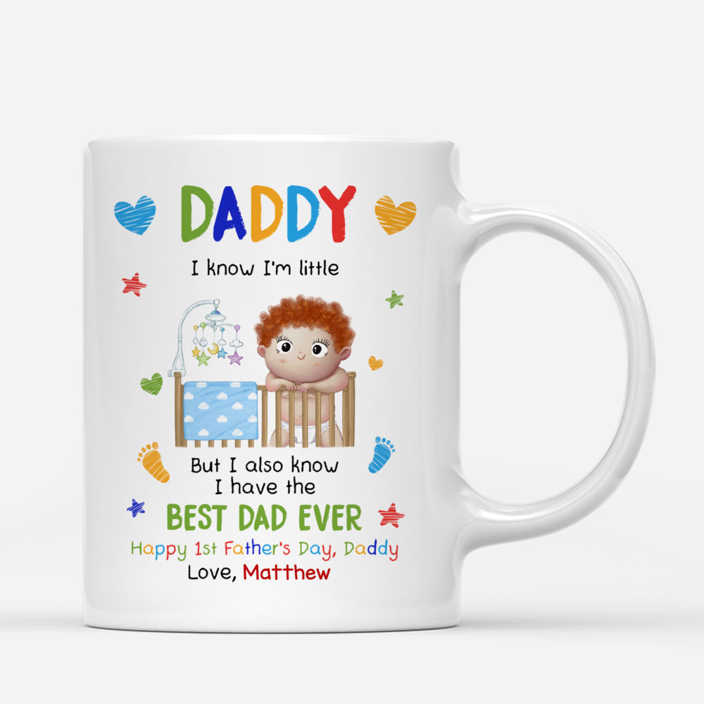 Personalized Father's Day Mug - Daddy, I Know I'm Little..._3