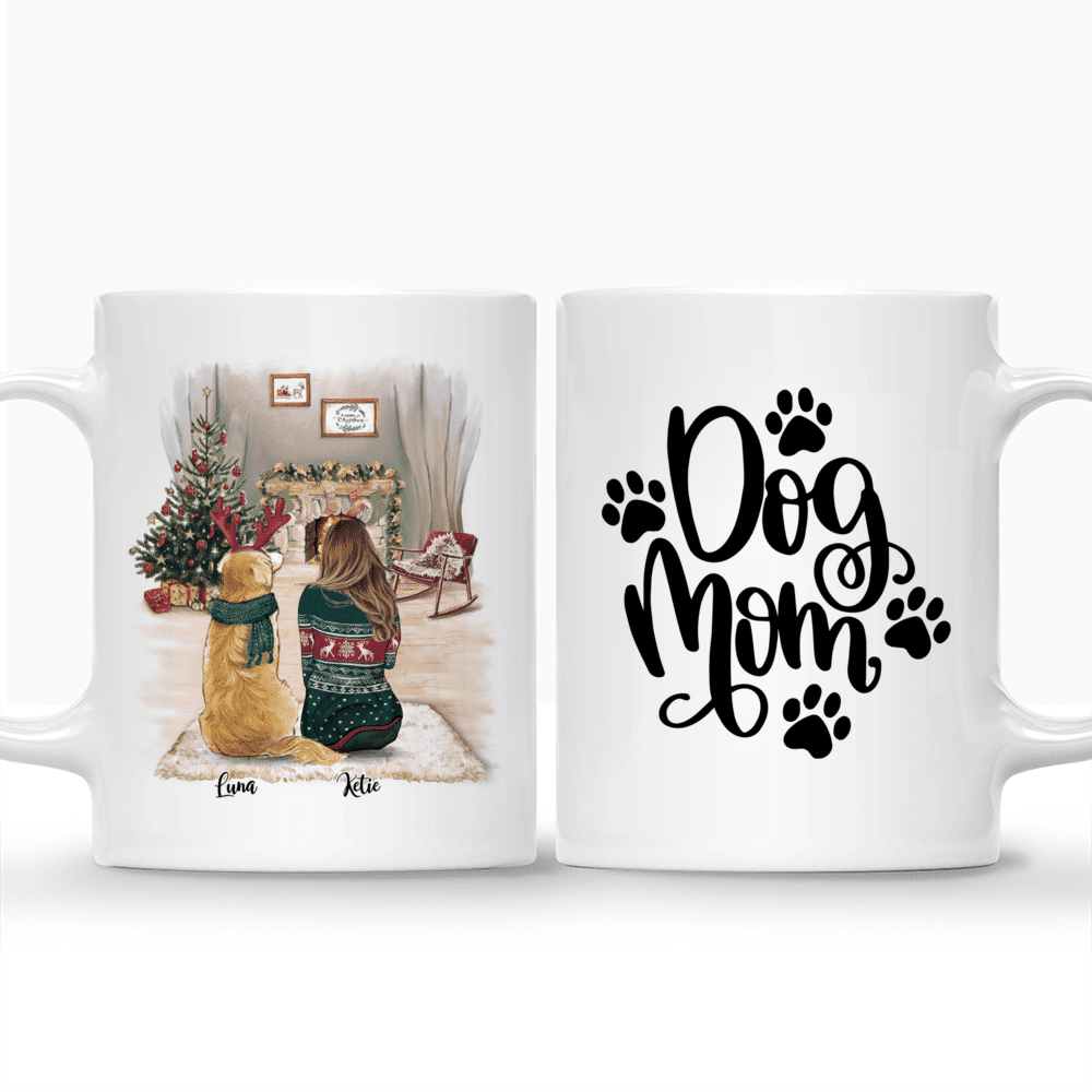 Personalized Mug - Dog Mom Christmas Custom Mug | Gossby_3