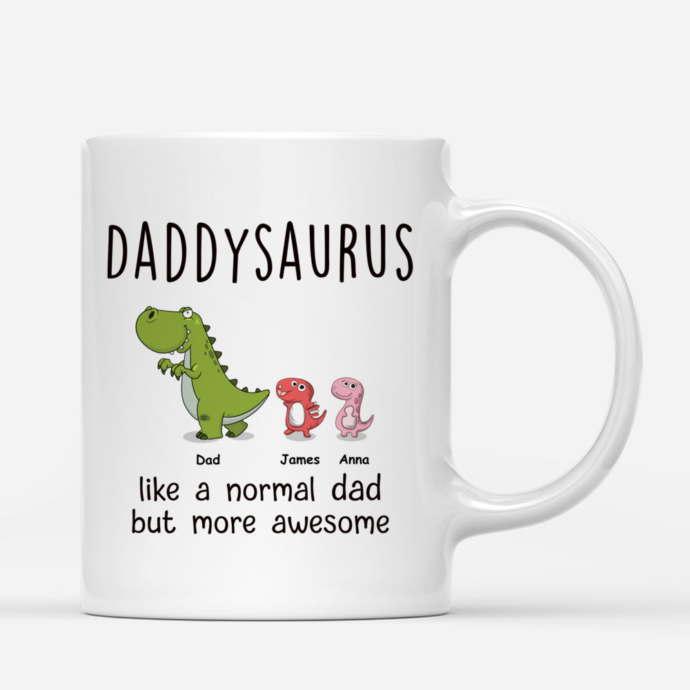 Personalized Gift For Dadasaurus Mug 25343 - Famvibe