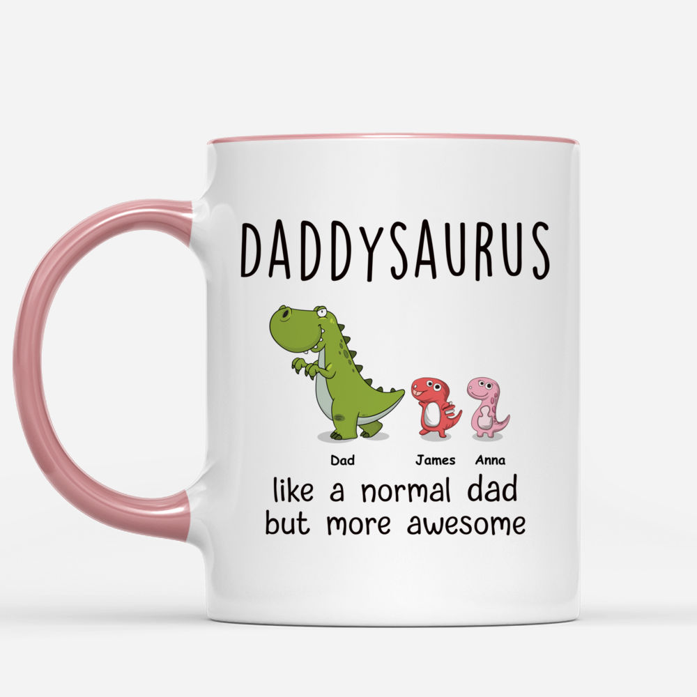 Personalized Gift Dadasaurus Colorful Mug 25419 - Famvibe