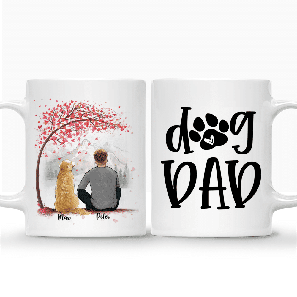 Man and Dogs - Dog Dad (4519) | Personalized Mugs | Gossby_3
