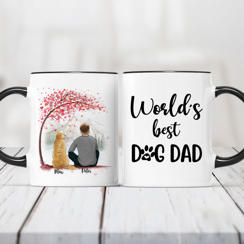 The World's Best Dad Ceramic Coffee Mug - Joshua 1:9