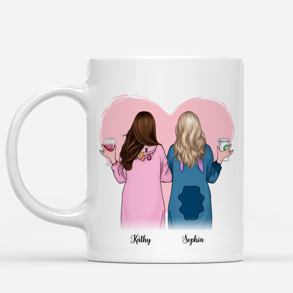 Personalized Mug - Matching Friends - We Go Together Like Coffee And Donuts_1