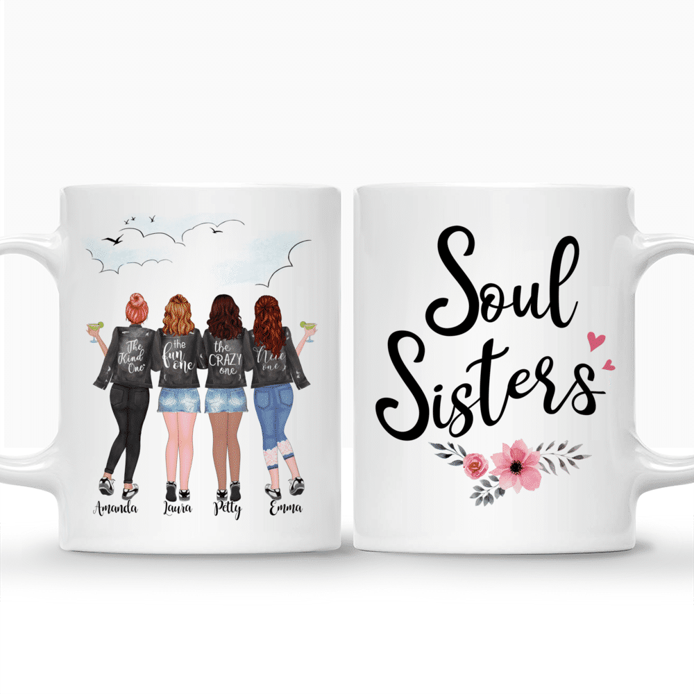 Personalized Mug - 4 Girls - Soul sisters_3