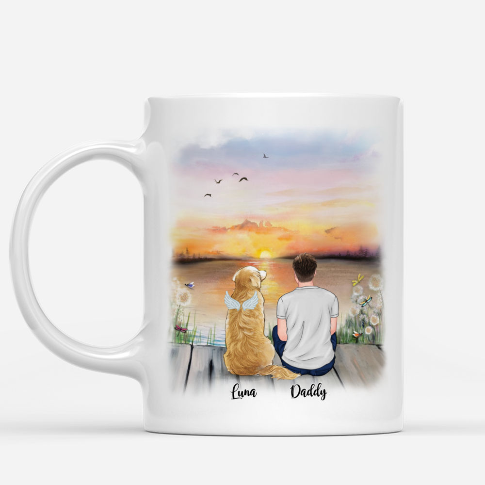 Personalized Mug - Man and Dogs - Forever In My Heart (4550)_1