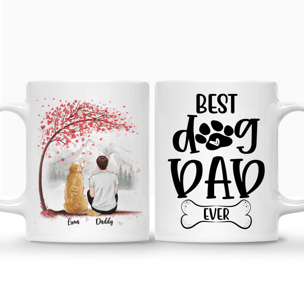 Best Dog Dad Ever – Engraved Polar Camel Dog Dad Travel Mug Cup, Animal  Lover Gift, Dog Lover Gift For Him – 3C Etching LTD