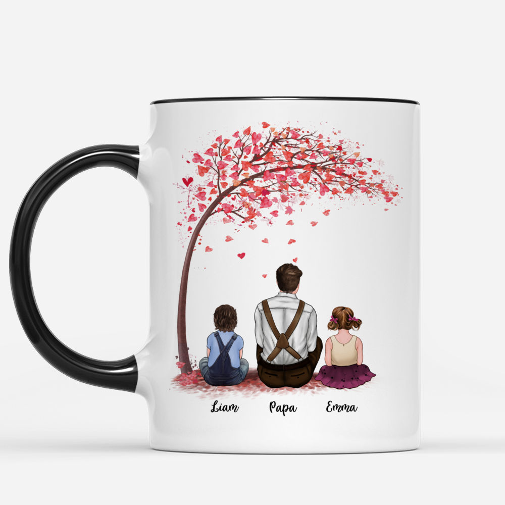 Personalized Mug - Grandpa & Grandkids - Grandpa & Grandkids Forever Linked Together_1