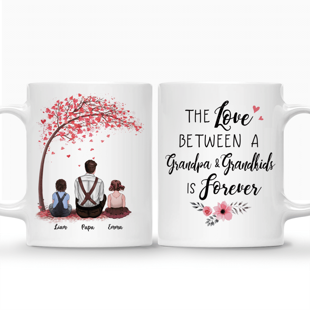 Personalized Mug - Grandpa & Grandkids - The Love between a Grandpa and Grandkids is forever._3