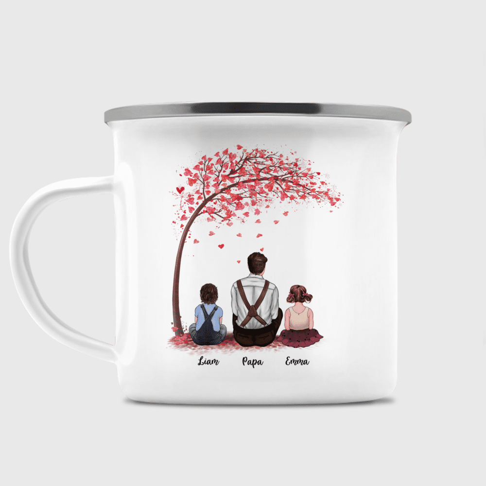 Personalized Mug - Grandpa & Grandkids - We Are As Lucky As Can Be The Best Grandpa Belongs To Us_1