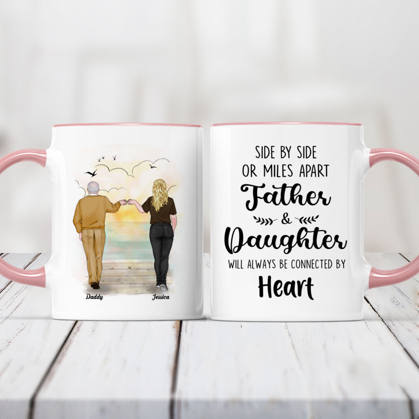 Love Thy Neighbor Printed Coffee Mug Gift for Men & Women Fathers