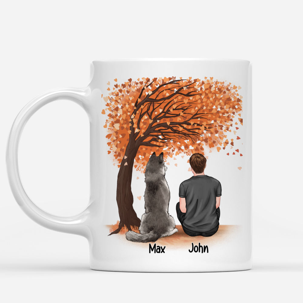 Personalized Mug - Dog Parents - Dear dad, thanks for picking up my poop and stuff, love_1