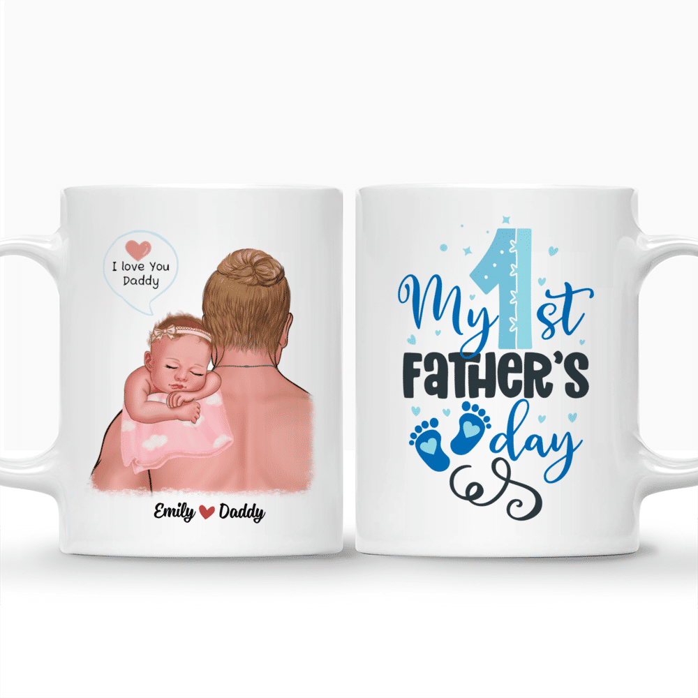 1st Father's Day - My 1st Father's Day (v1) | Personalized Mugs | Gossby_4