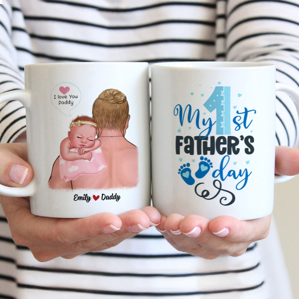 1st Father's Day - My 1st Father's Day (v1) | Personalized Mugs | Gossby_1