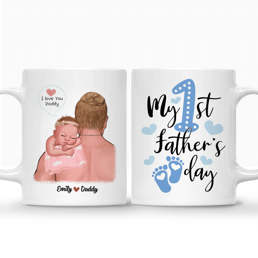 1st Father's Day - My 1st Father's Day (v3) | Personalized Mug | Gossby_4