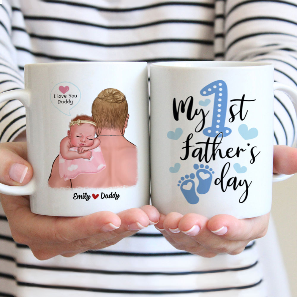 1st Father's Day - My 1st Father's Day (v3) | Personalized Mug | Gossby_1