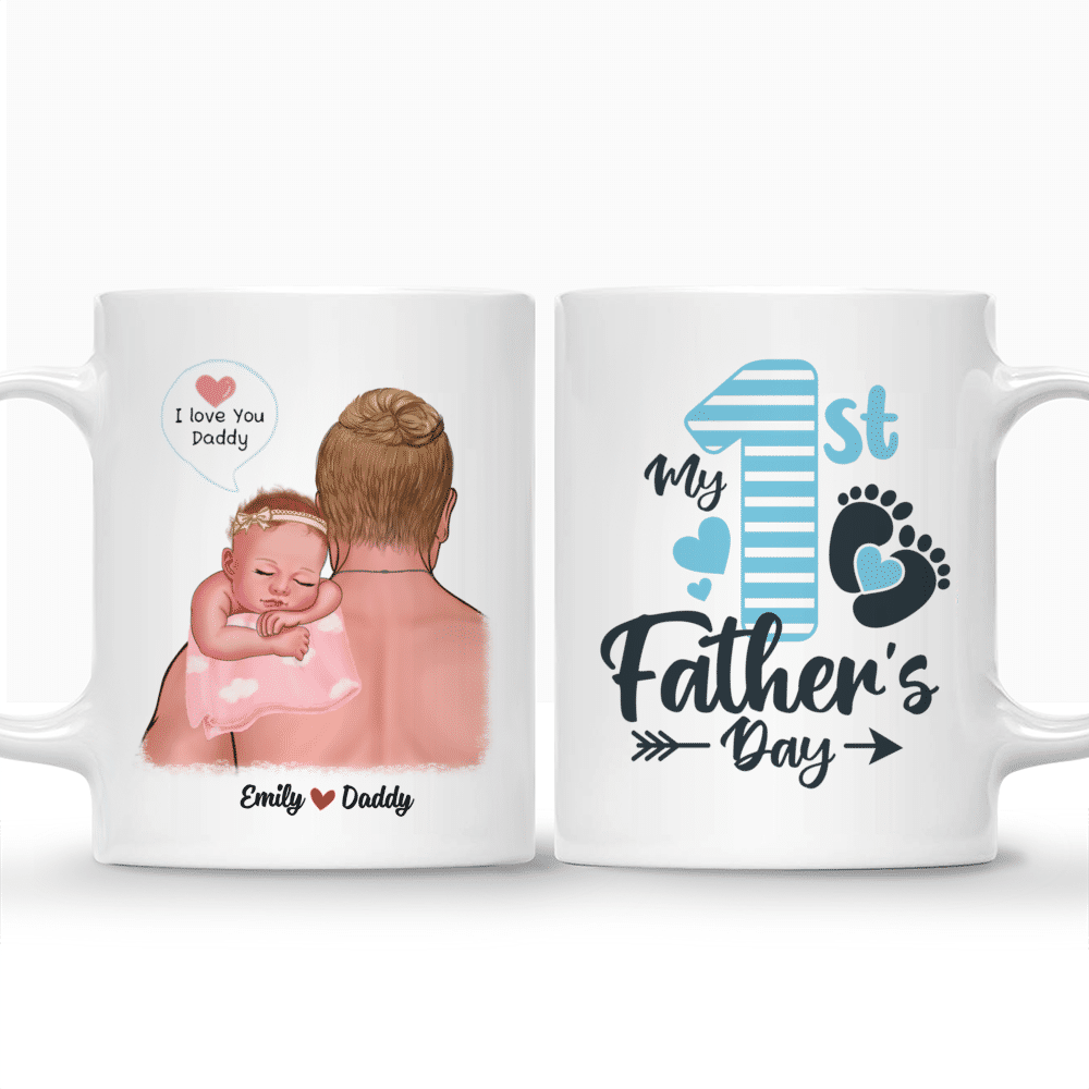 Personalized Mug - 1st Father's Day - My 1st Father's Day (v4)_4