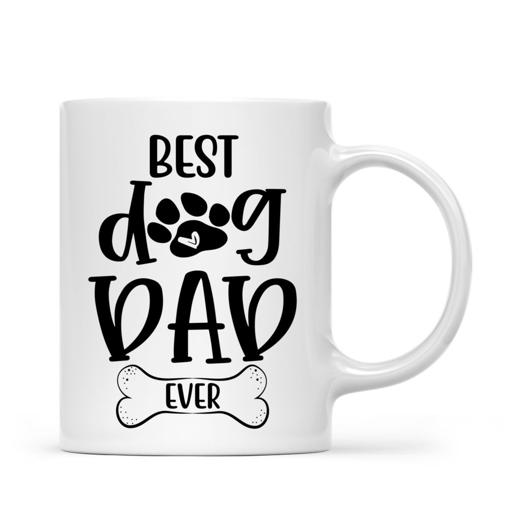 Personalized Mug - Best Dog Dad Ever Custom Mug | Gossby_2