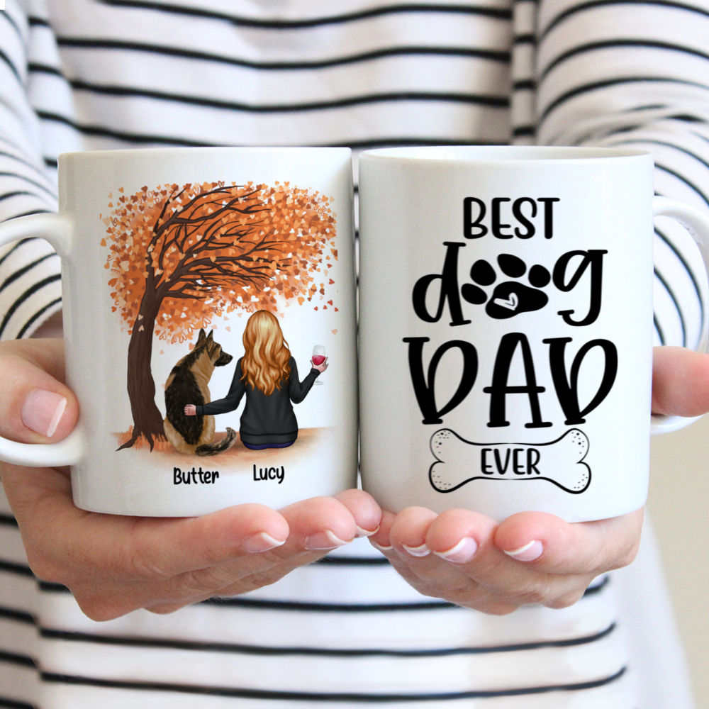 Personalized Mug - Best Dog Dad Ever Custom Mug | Gossby