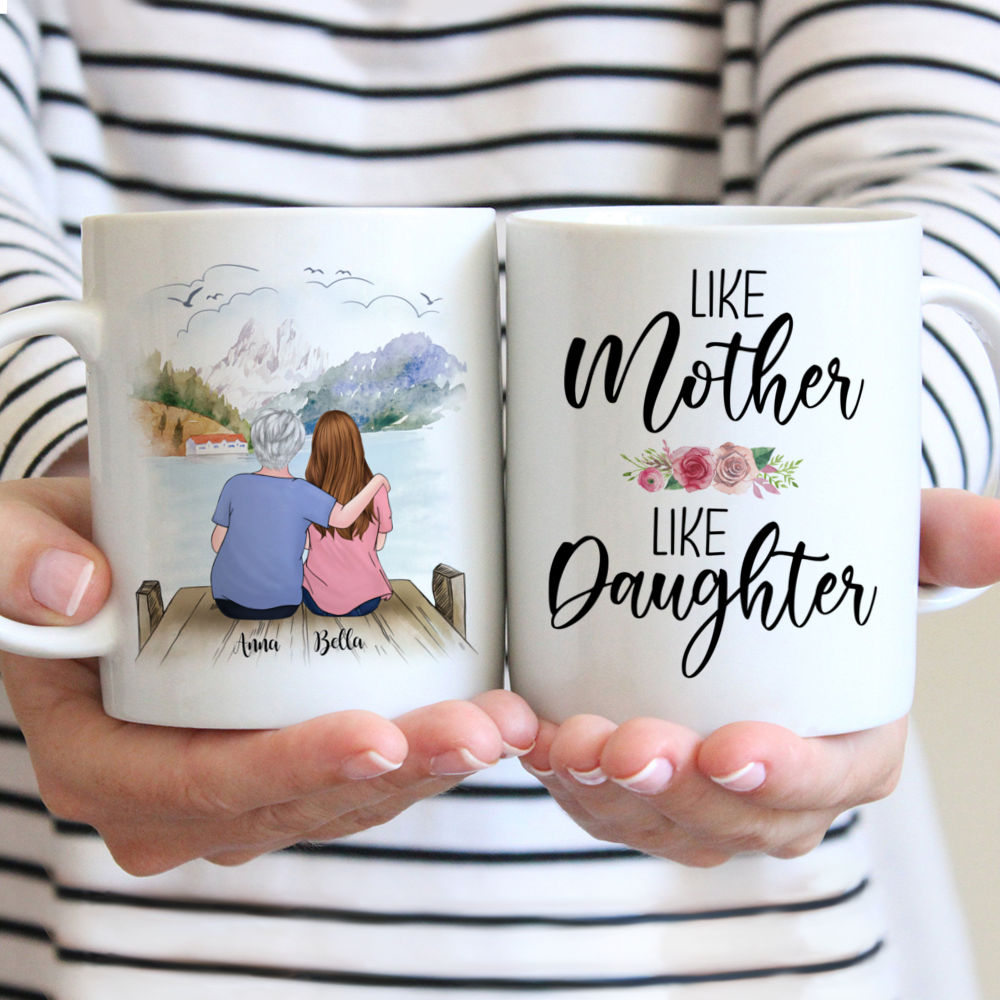 Personalized Three Daughters and Mom Mug — Glacelis