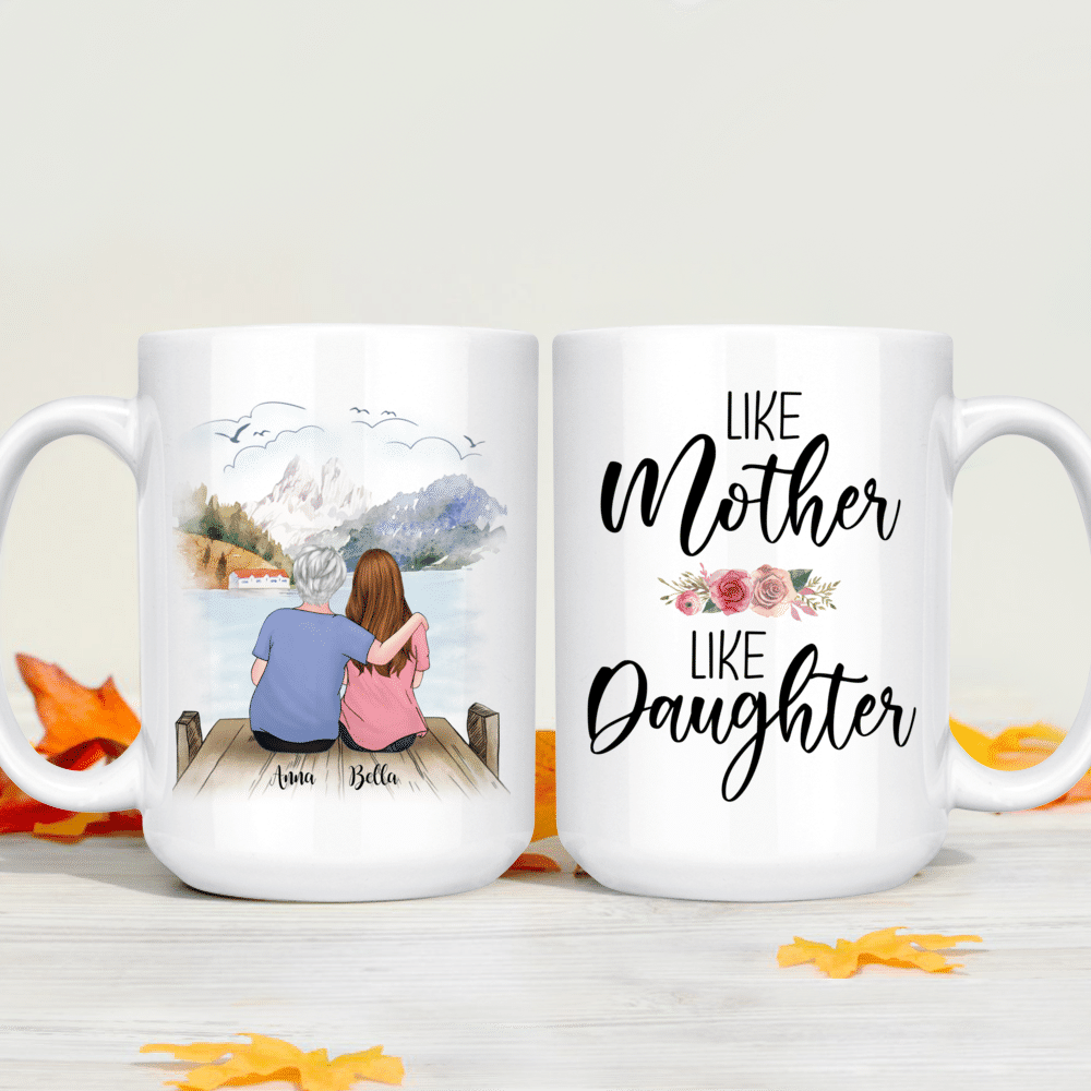 Personalized mug for Mom and Daughter — Glacelis