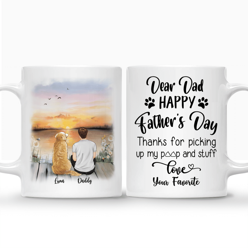 Personalized Dad Mugs, Customizable Father's Day Mugs